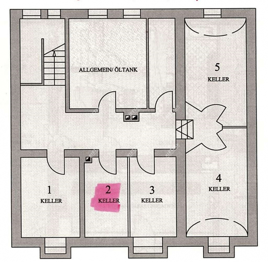 ARI-9328-Grundriss-Keller - Großraumwohnung in LB Mitte, Balkon, ohne Stellplatz – vermietet