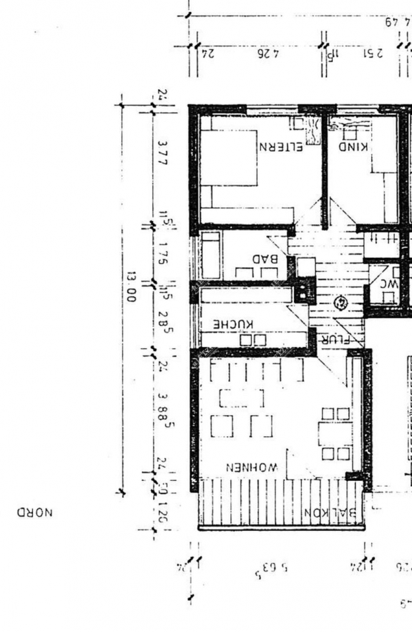 ARI-9367-Grundriss - 3 Zi.- Wohnung mit Balkon in ruhiger und beliebter Wohnlage, TG.-Stellplatz Reichertshalde