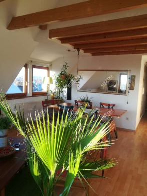 Sonnige, offene Dachgeschoßwohnung mit besonderem Flair, EBK und 2 TG Stellplätze - ARI-10954-WZ-1 (4360)