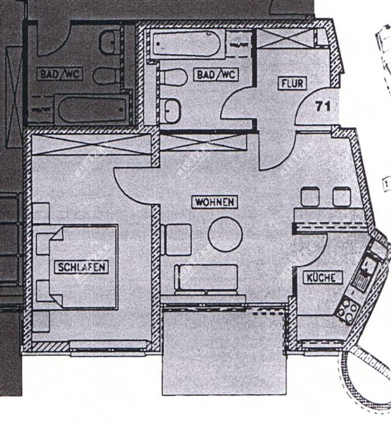ARI-9095-Grundriss - Top Single Wohnung super zentrale Lage!