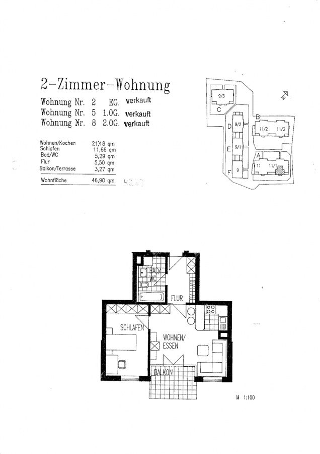 ARI-9398 Ziegelgartenstr.11 1 - Fürs Kennerauge, reduzierte, nette, sonnige 2 Zi.- Eigentumswohnung mit Terrasse