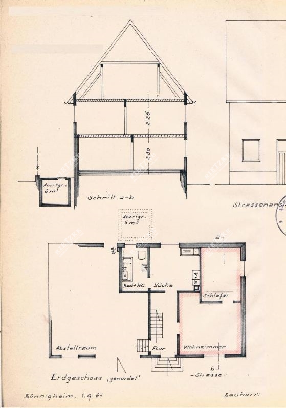 ARI-9216-Grundriss-1 - Älteres 1-2 Familienhaus mit Scheuer – Garage und kleinem Garten