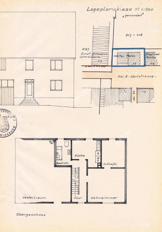 ARI-9216-Grundriss-2 - Älteres 1-2 Familienhaus mit Scheuer – Garage und kleinem Garten