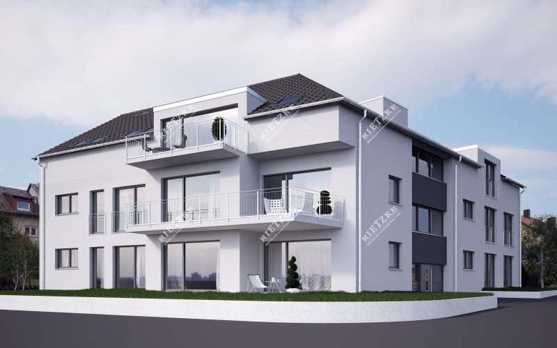 BV-Asperg-Strassenansicht - Lichtdurchflutete. individuelle u. geräumige DG.3 Zi.- Whg. + Terrasse + Galerie