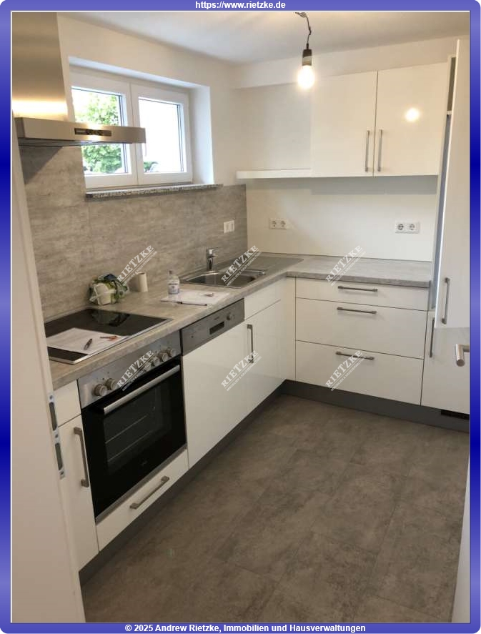 ARI-9347-Küche - Gemütliches 1- Zimmer Apartment, mit EBK, FBH und Außenstellplatz