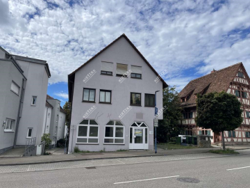 Raumwunder, Büroräume auf 2 Ebenen mit viel Platz, 7 Räume, EBK, Garage und Stellplatz - ARI-10952-EG-UG-Hausnsicht-1 (4446)