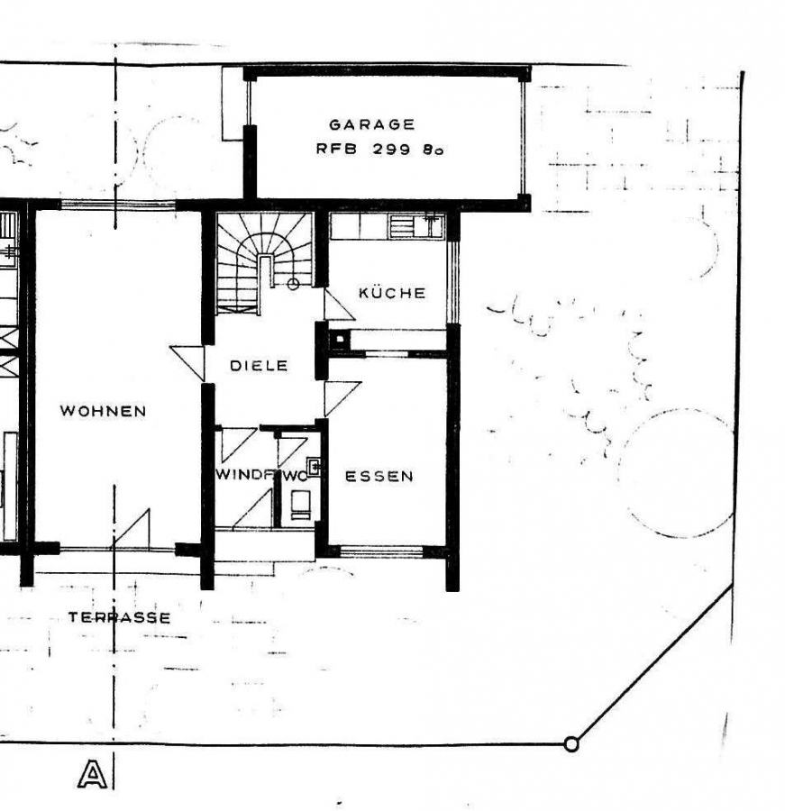 ARI-9322-Grundriss-EG-1 - Vermietete DHH mit Garten und Garage in Ortsrandlage