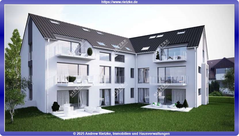 BV-Asperg-Gartenansicht - Moderne, helle 3 Zi,- Wohnung- 52qm Wohn.- Eßbereich, Parkett, großer Balkon