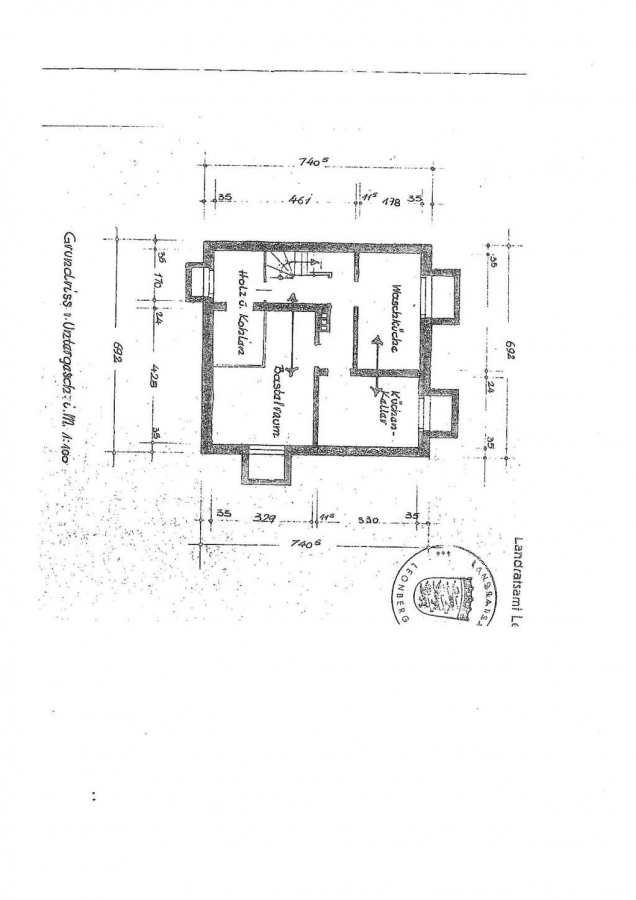 Rietzke EFH Rutesheim Grundris - Tolles sonniges Grundstück, komplett renovierungsbedürftiges Häuschen für erfahrene Handwerker red.
